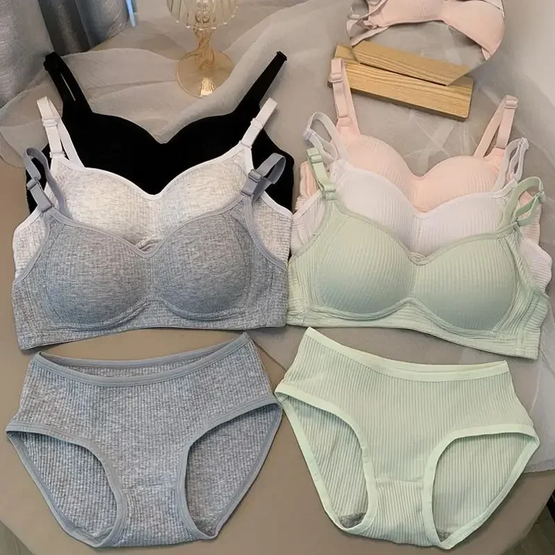 Mulheres sem costura conjuntos - Bralette Triangle Set avaliação e preço