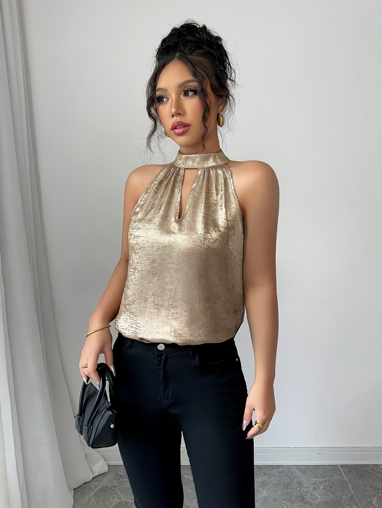 Blusa Feminina Dourada Champan - Blouse Off Shoulder avaliação e preço