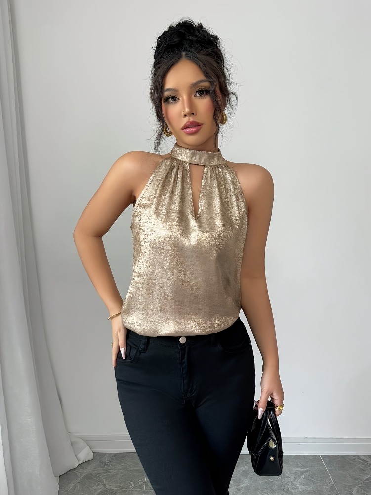 Blusa Feminina Dourada Champan - Blouse Off Shoulder avaliação e preço