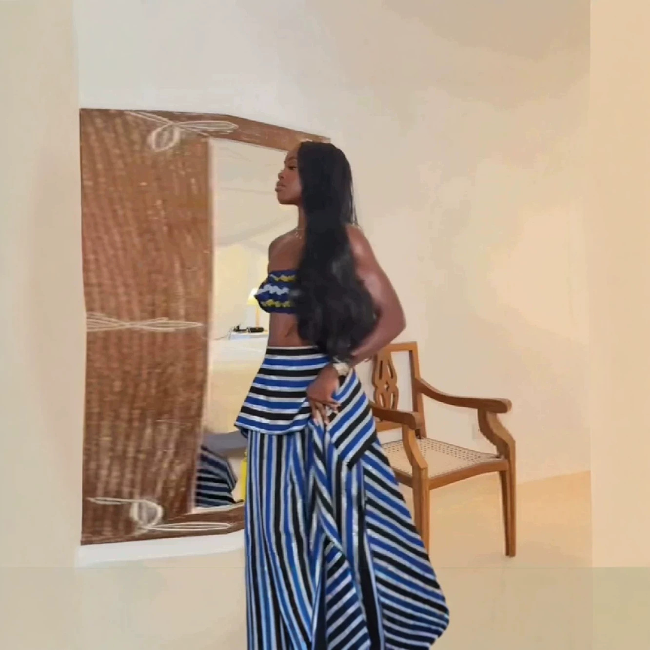 Conjunto de Vestido Tomara que - Crop Top Crochet avaliação e preço