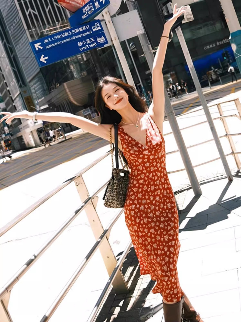 Vestido Midi Feminino com Deco - Midi Skirt Floral avaliação e preço