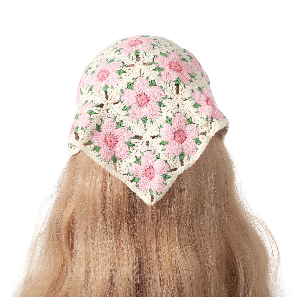 Vintage tecelagem tricô flor t - Headband Summer Knit avaliação e preço